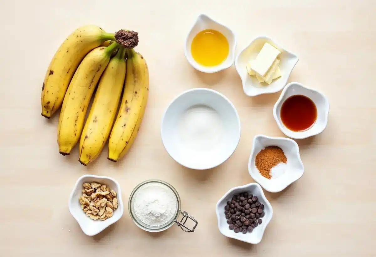 Ingredients for the Perfect Banana Bread